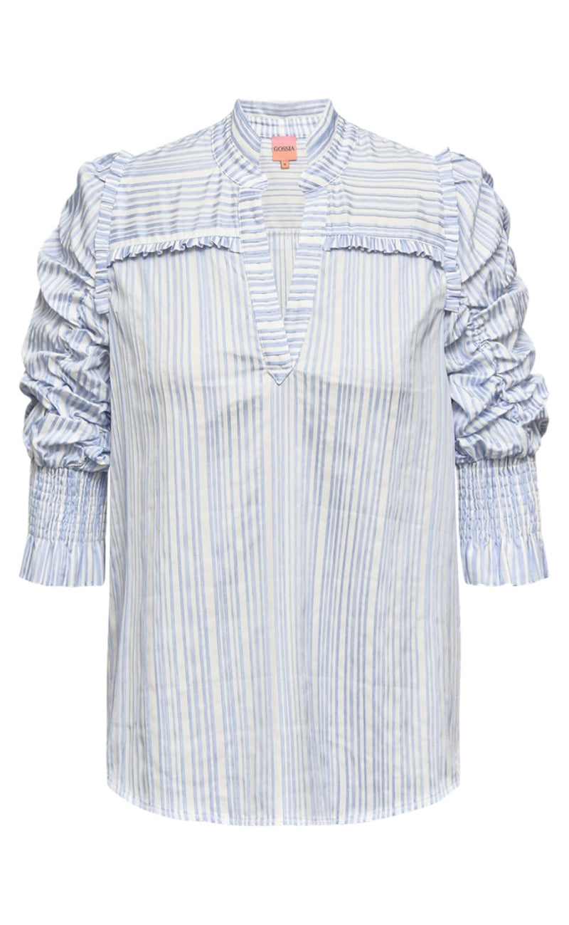 Gossia Bluse - Trine - Blue Stripes