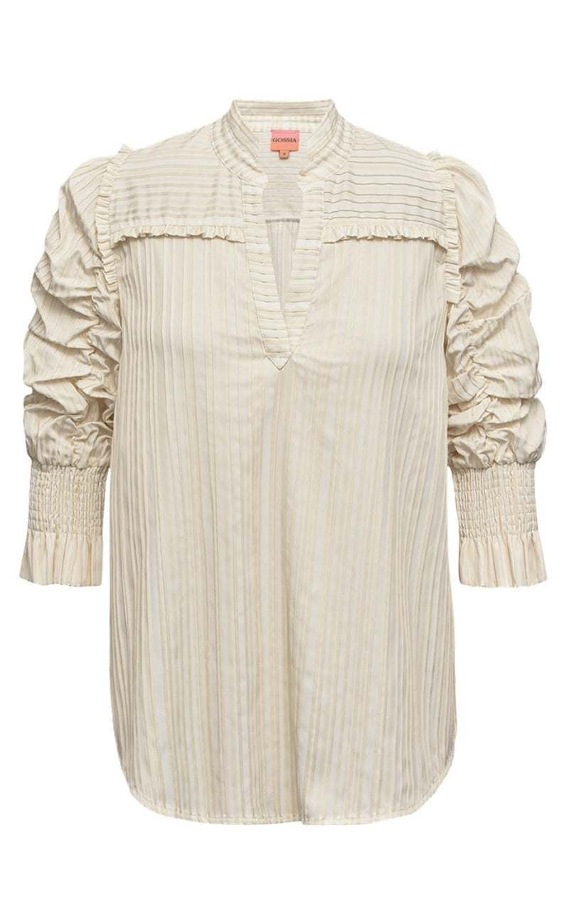 Gossia Bluse - Trine - Sand Stripes