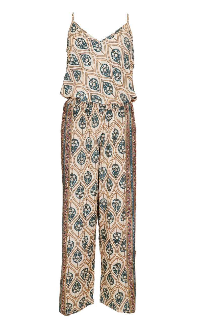 Black Colour Jumpsuit - Luna Ella - Tulip Latte