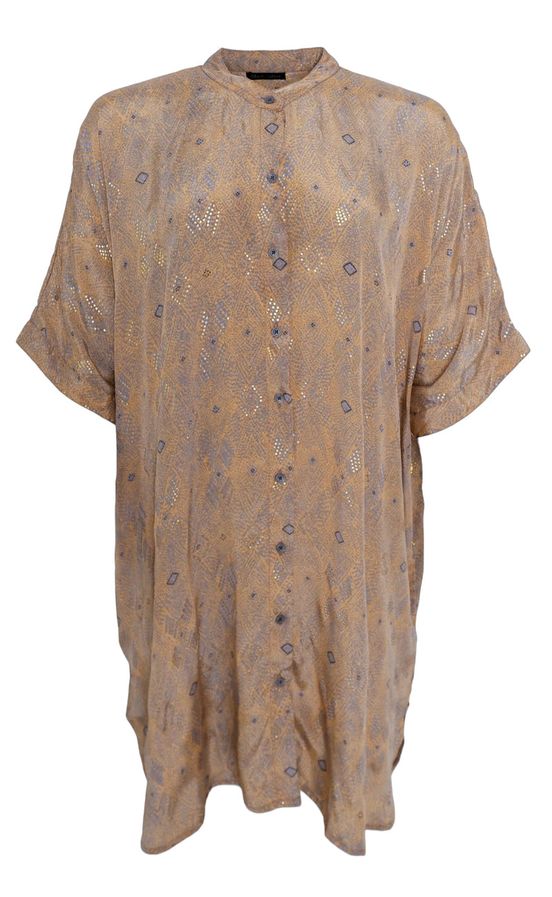 Black Colour Kjole - Luna Tunic - Argyle Sand