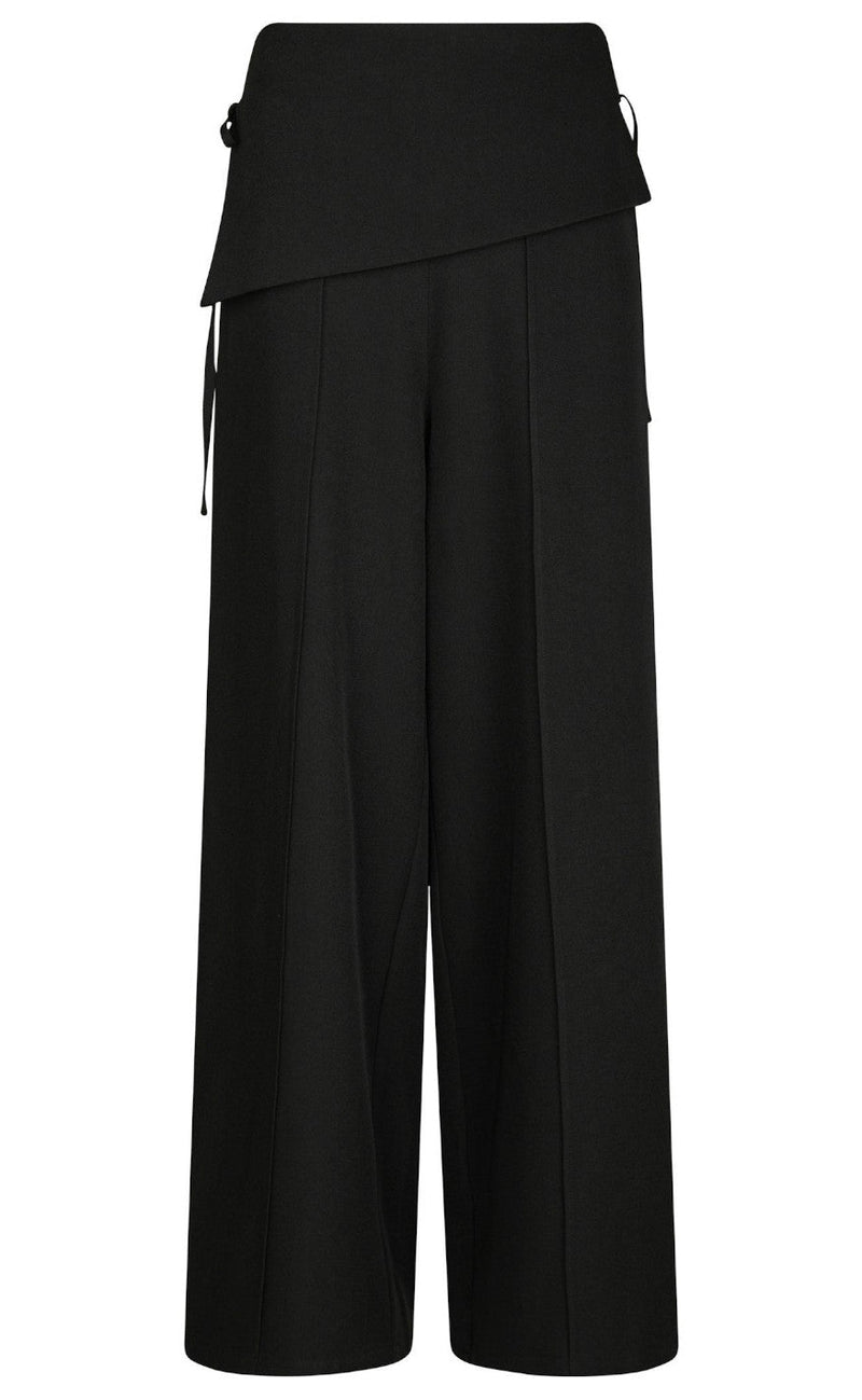 Neo Noir Bukser - Deani Fold - Black