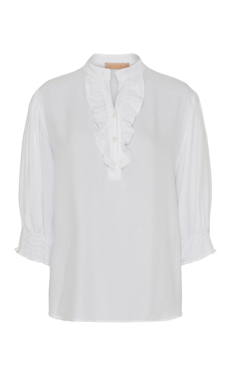 Marta Du Chateau Skjorte - 6317 Unnur - Solid White