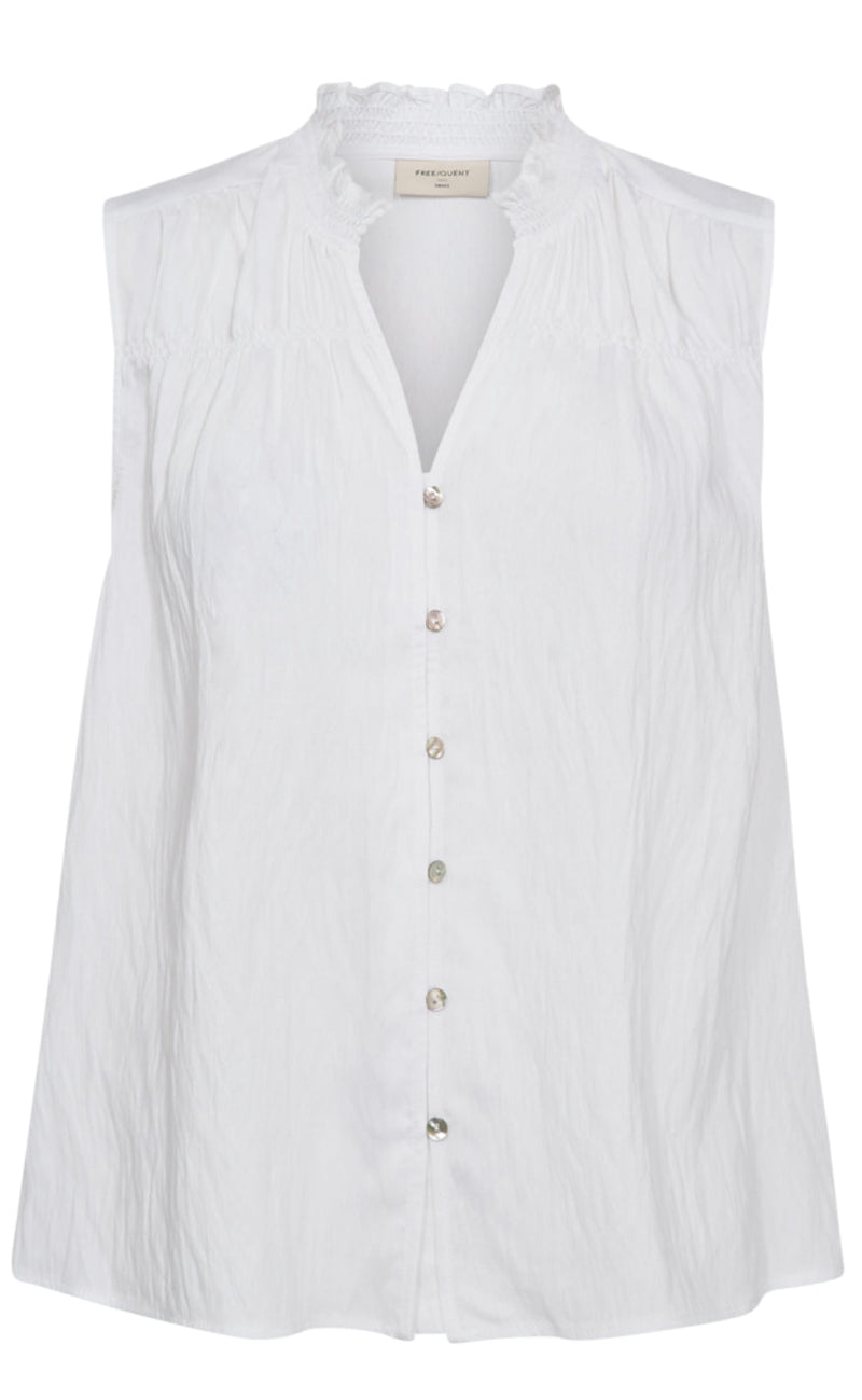 Freequent Blouse - Ally - Brilliant White
