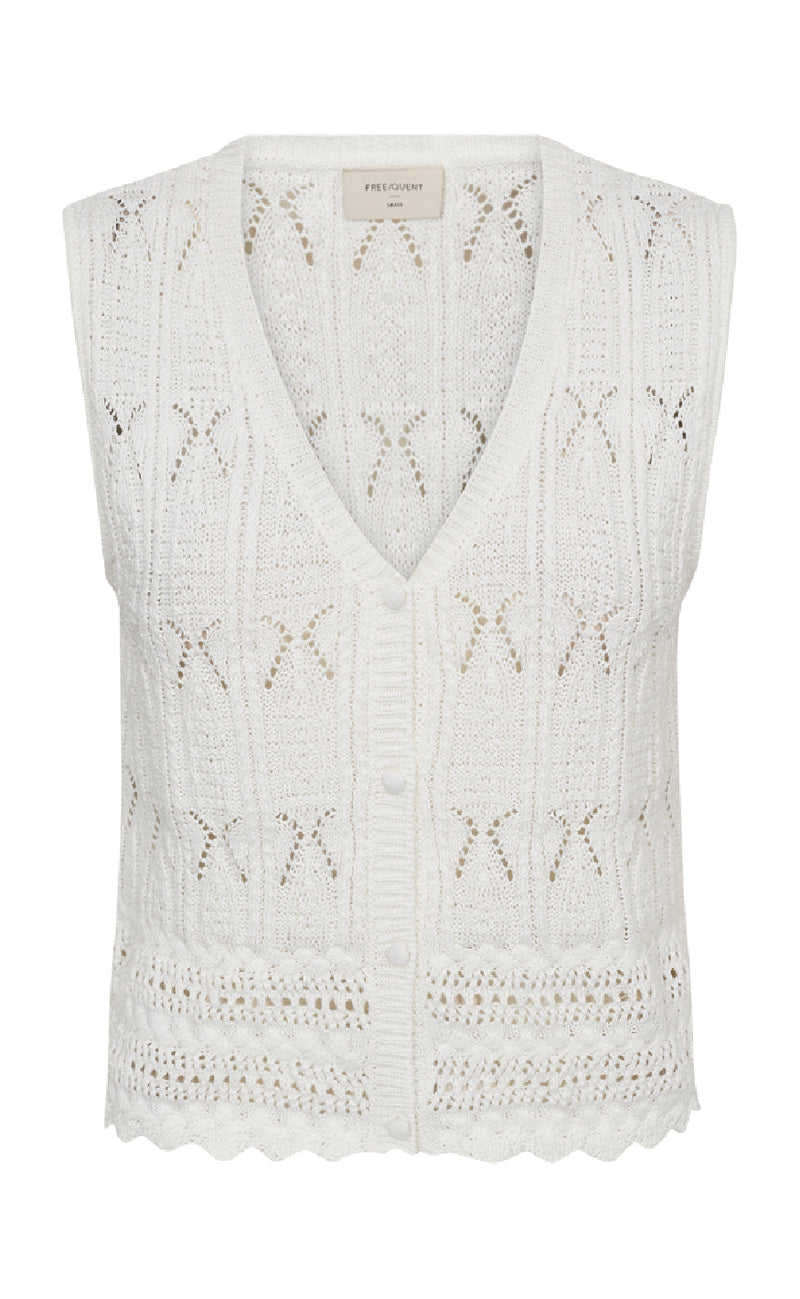 Freequent Vest - Fraya - Brilliant White