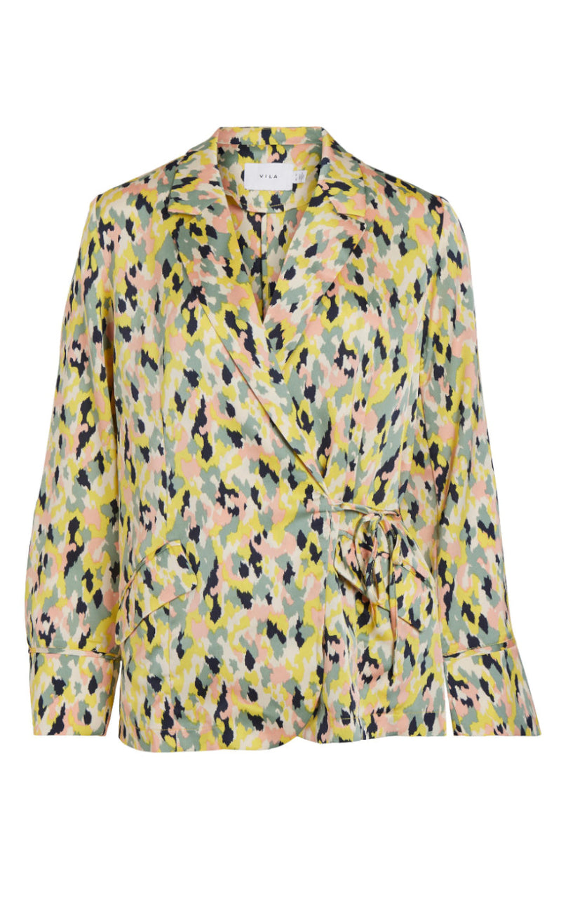 VILA Blazer - Soffy - Birch Multi Colour