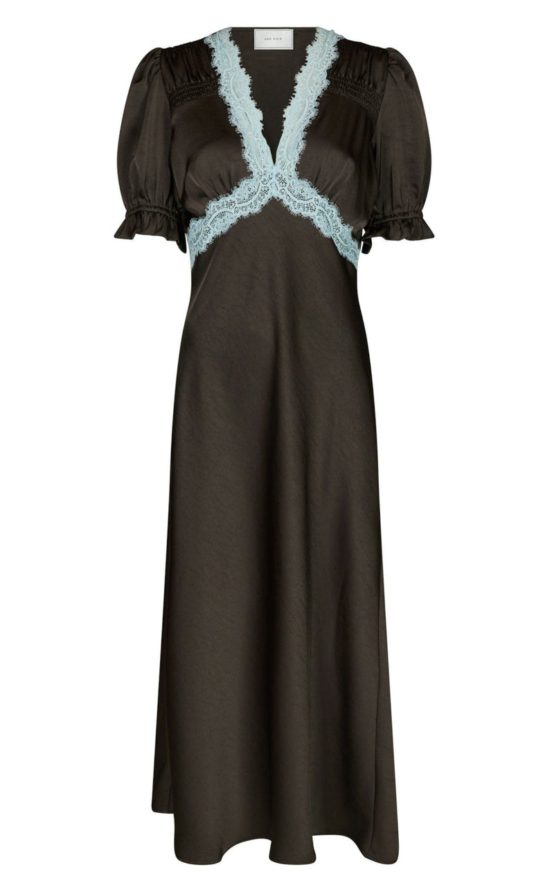 Neo Noir Kjole - Vipe Lace - Dark Brown