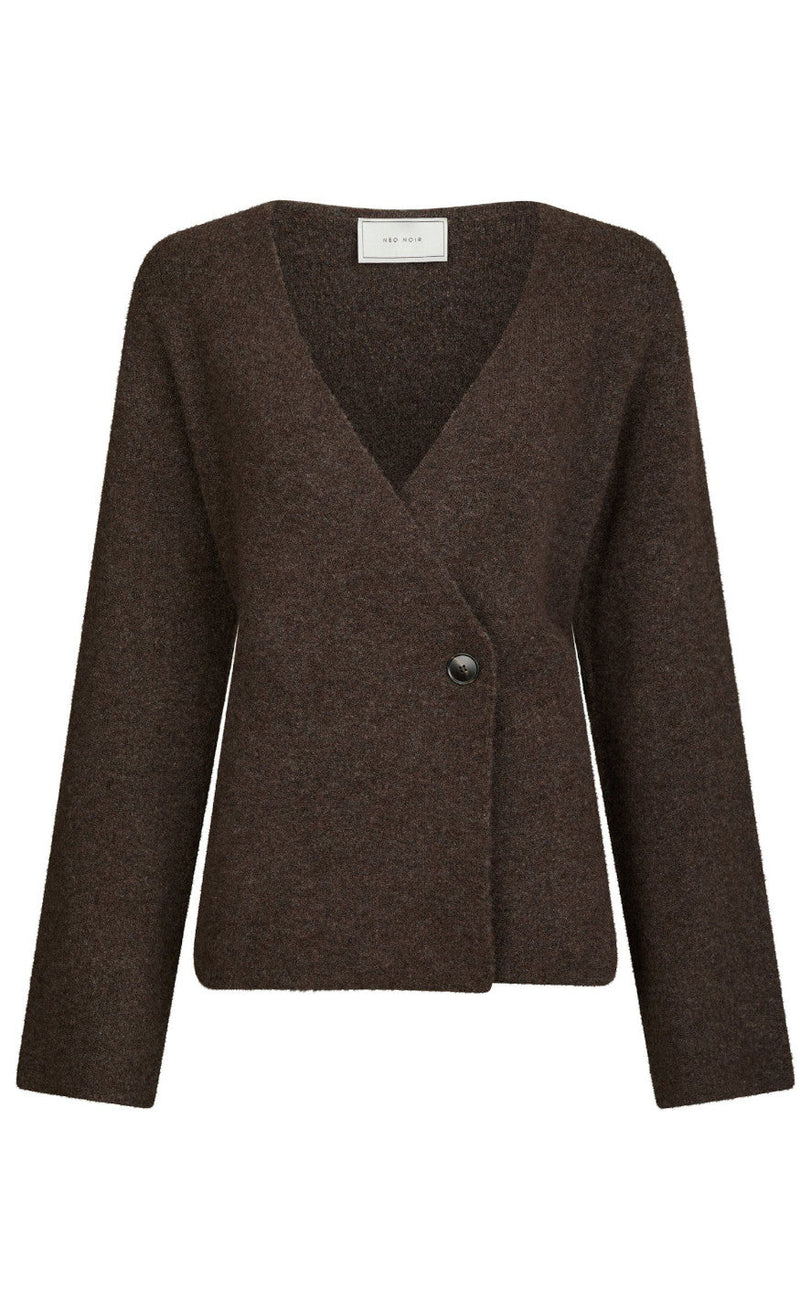 Neo Noir Cardigan - Marie Louise - Dark Brown
