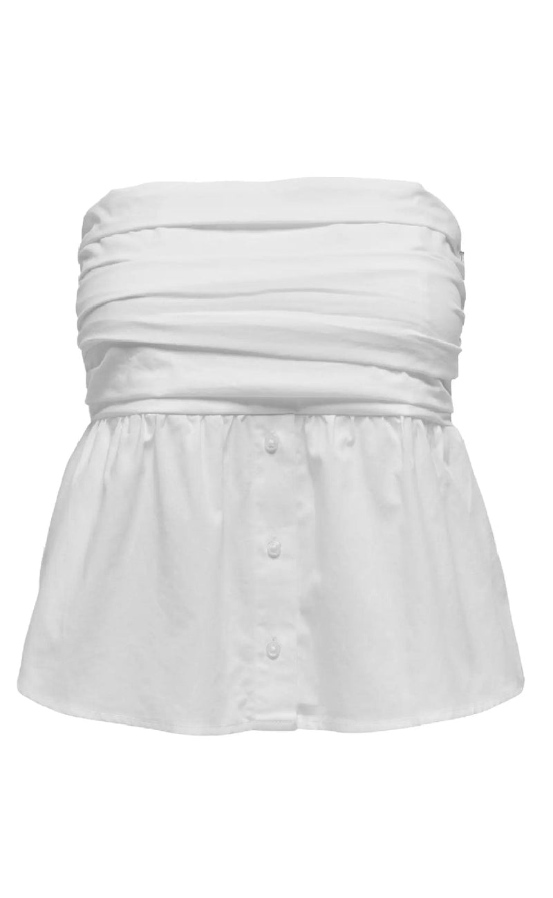 ONLY Topp - Esie - White