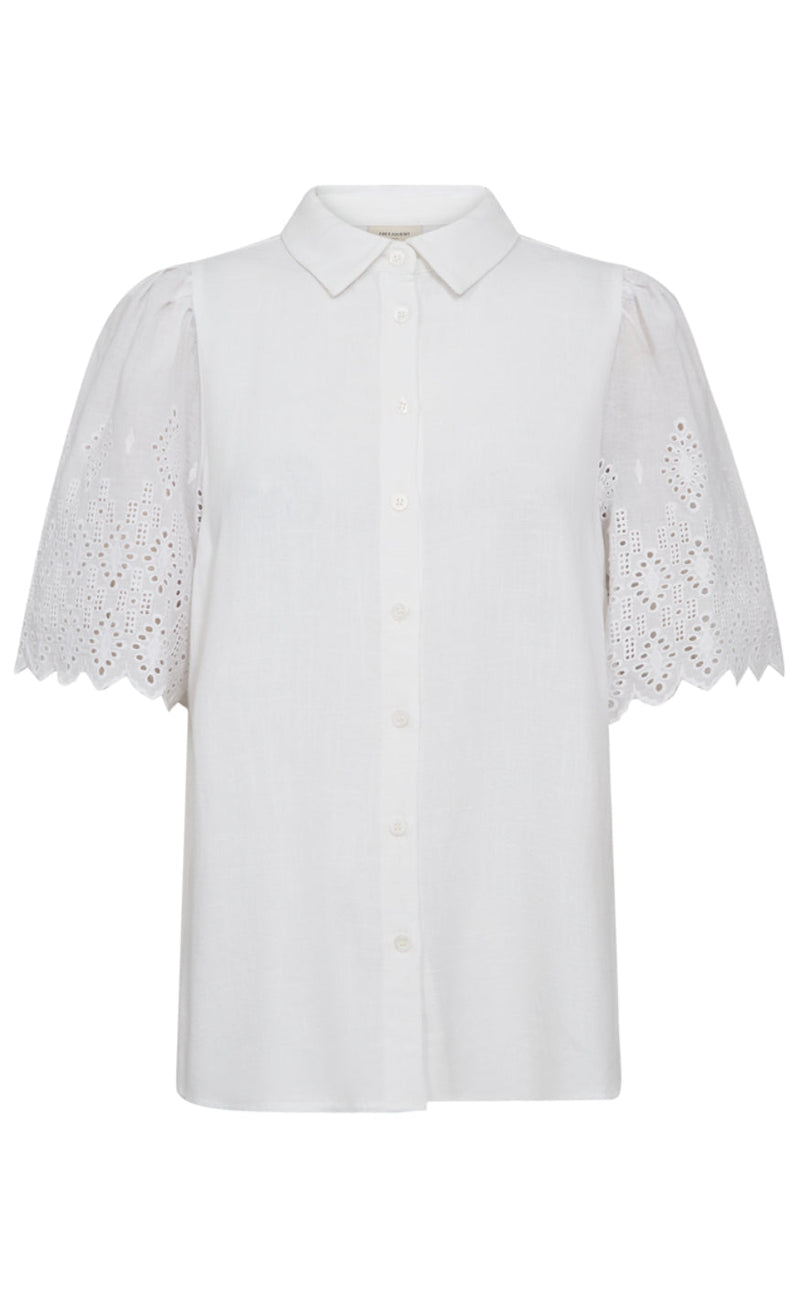Freequent Skjorte - Lara - Brilliant White