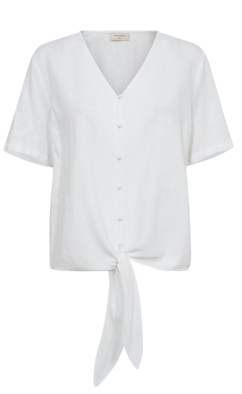Freequent Bluse - Lava 204238 - Brilliant White