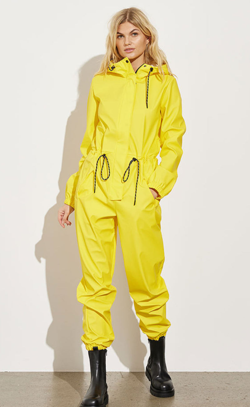 Global Funk Regndrakt - Tiya-G - Yellow Dandelion