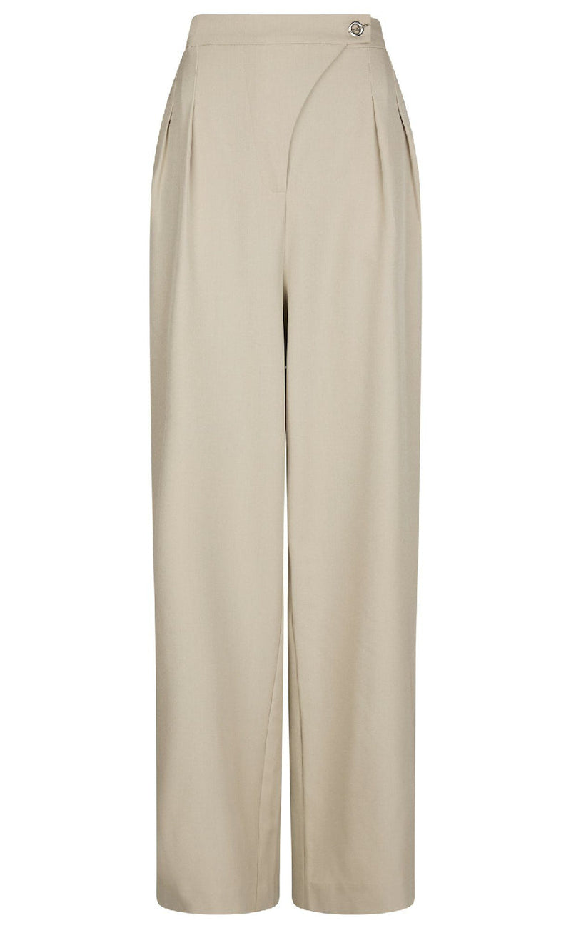 Neo Noir Bukser - Zalka Eyelet - Sand