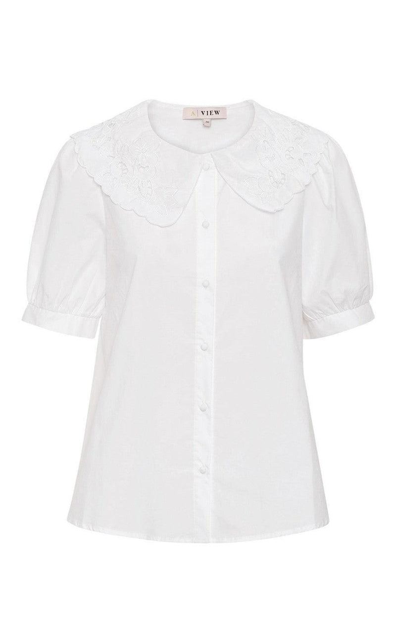 A-Veiw Bluse - Simona - White