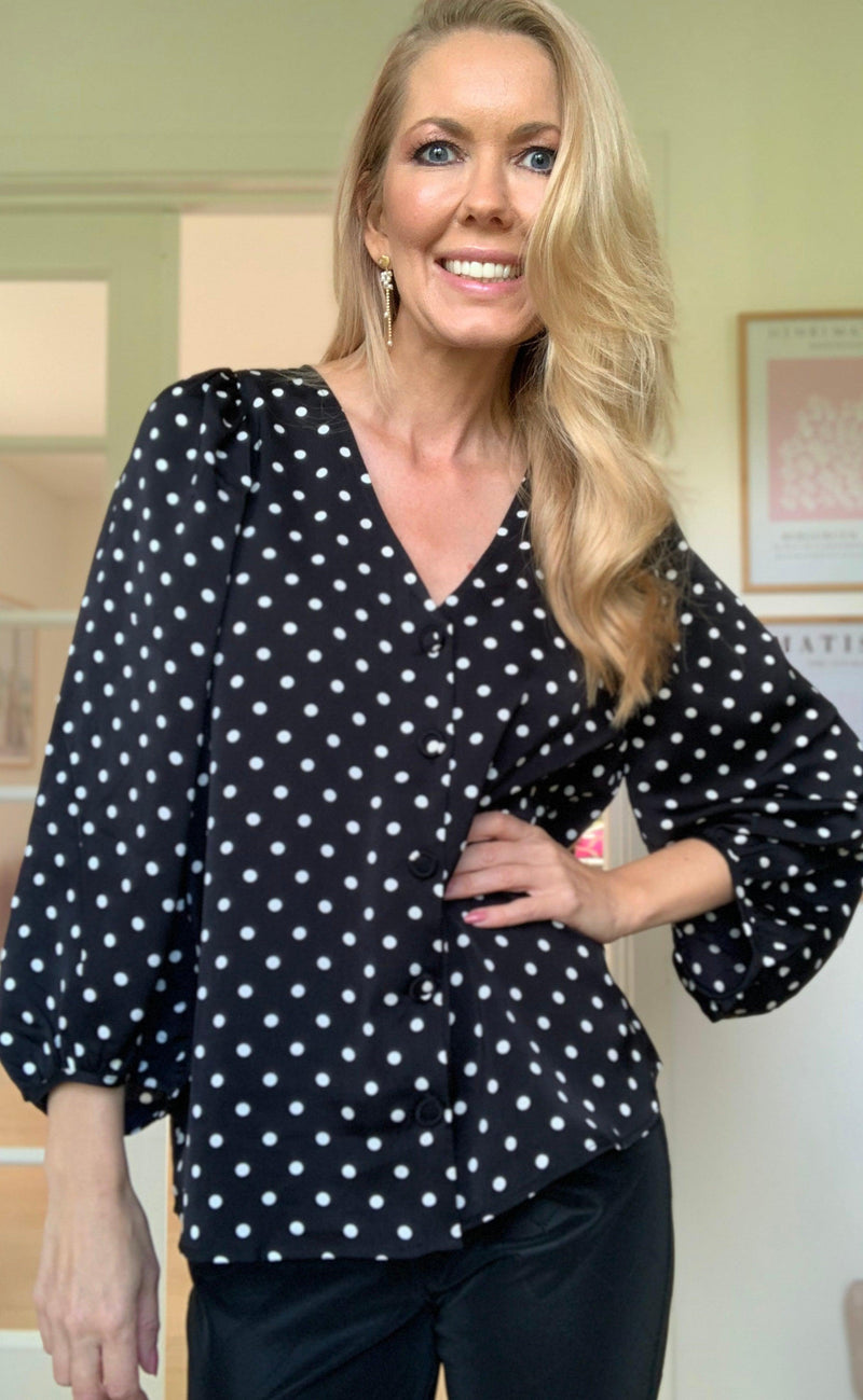 A-View Bluse - Anja - Black