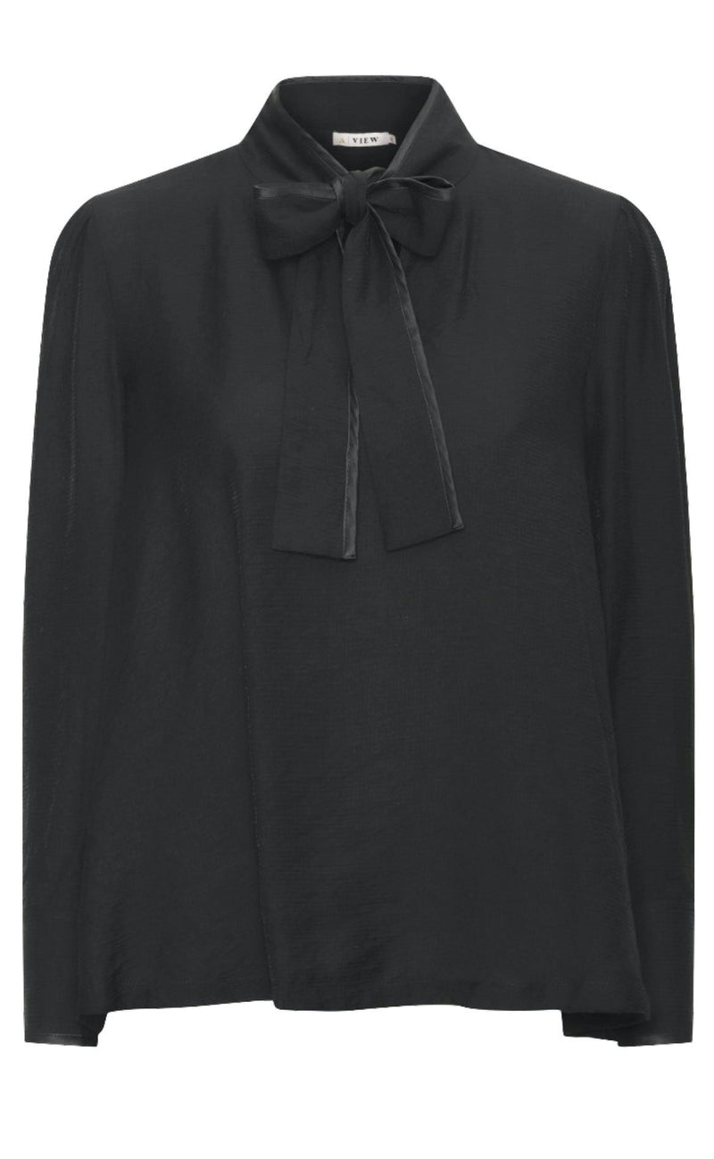 A-View Bluse - Jilla - Black