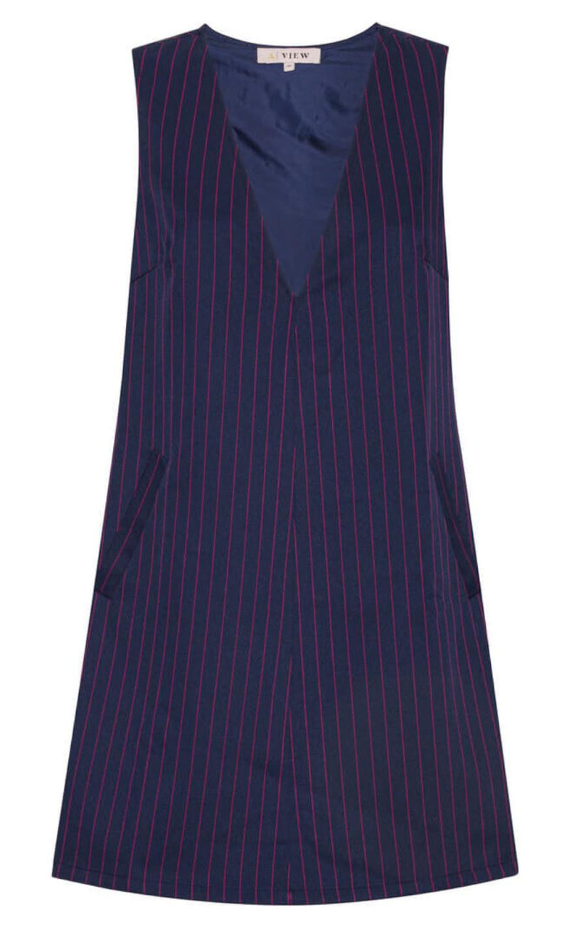 A-View Kjole - Denise - Navy