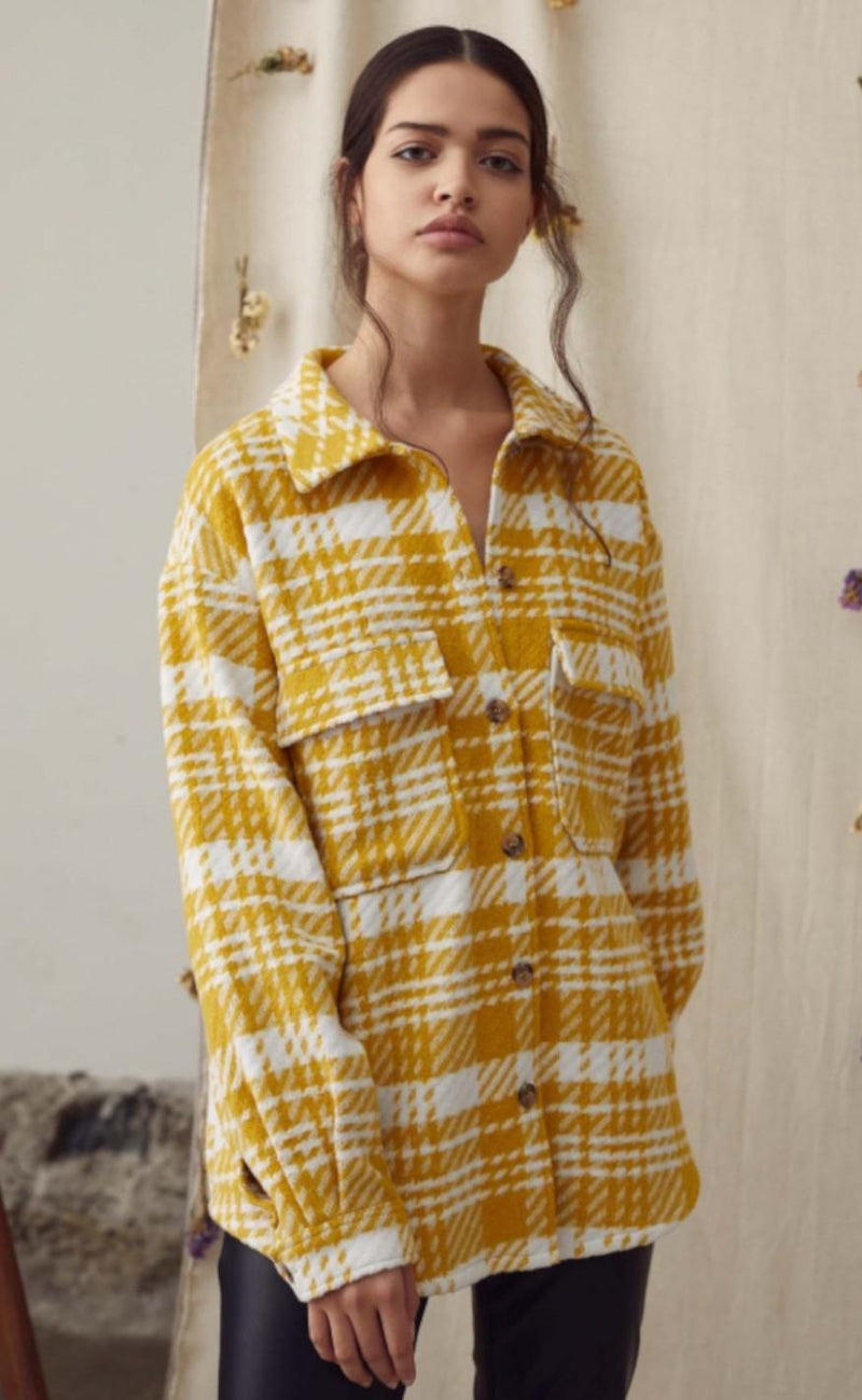 A-View Shacket - Mina - Sunshine
