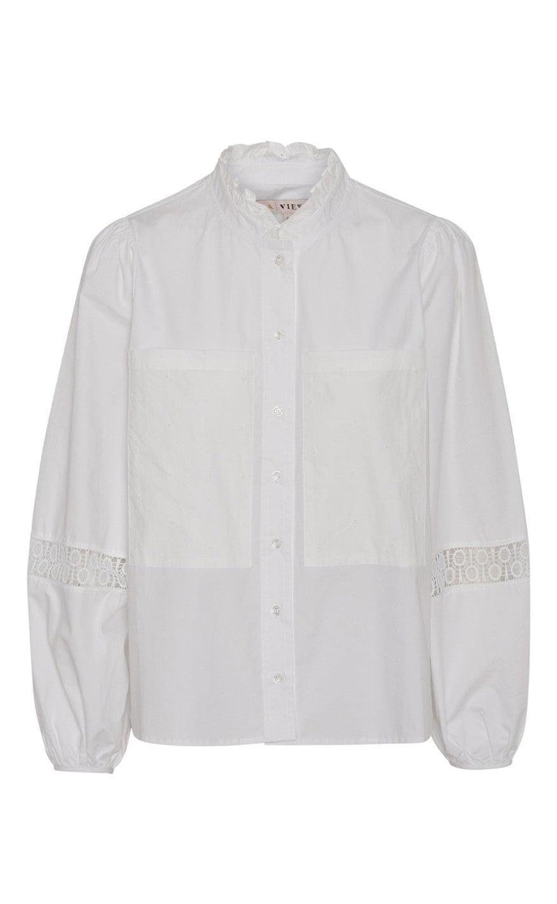 A-View Skjorte - Tiffany - White