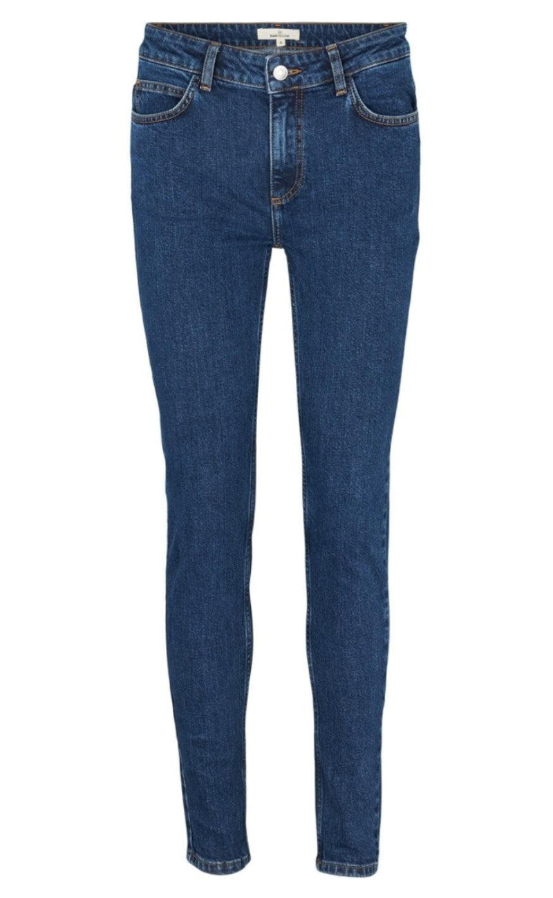 Basic Apparel Bukser - Eve - Mid Blue
