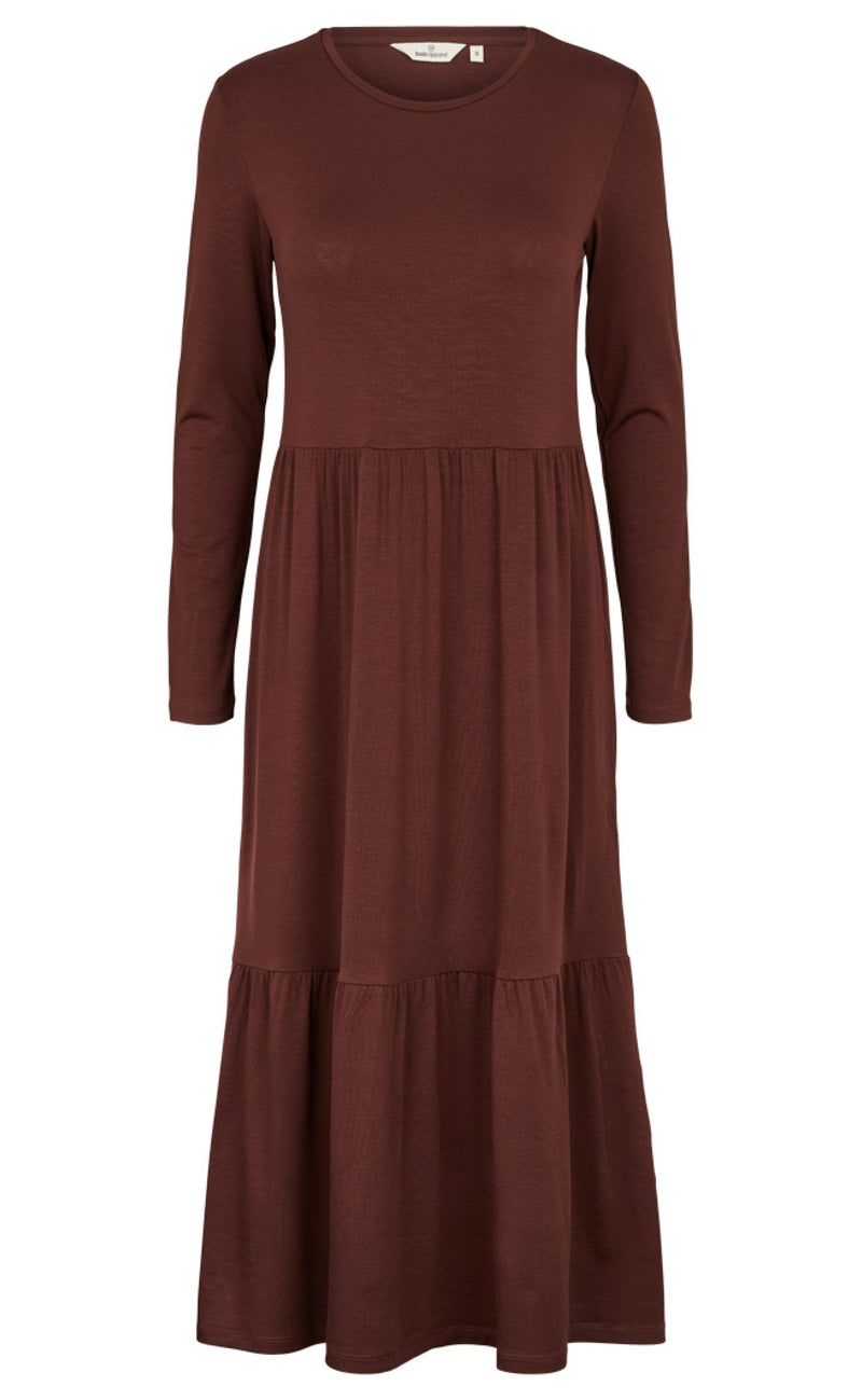 Basic Apparel Kjole - Joline - Bitter Chocolate