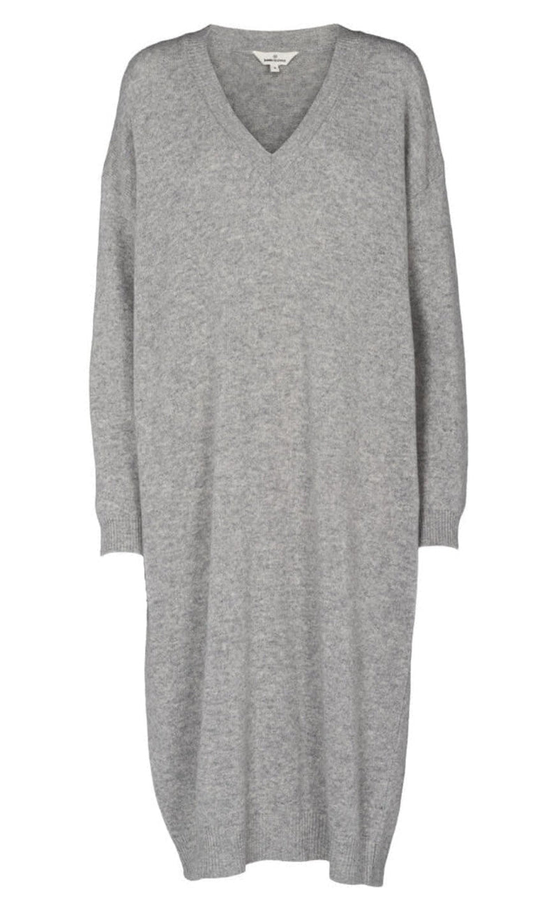 Basic Apparel Kjole - Lise - Grey Melange