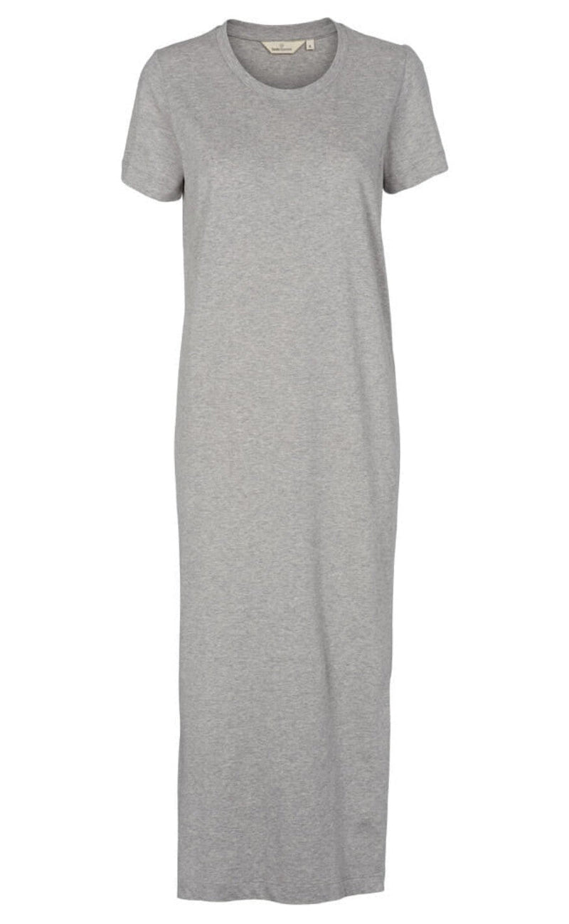 Basic Apparel Kjole - Rebekka - Light Grey Mel