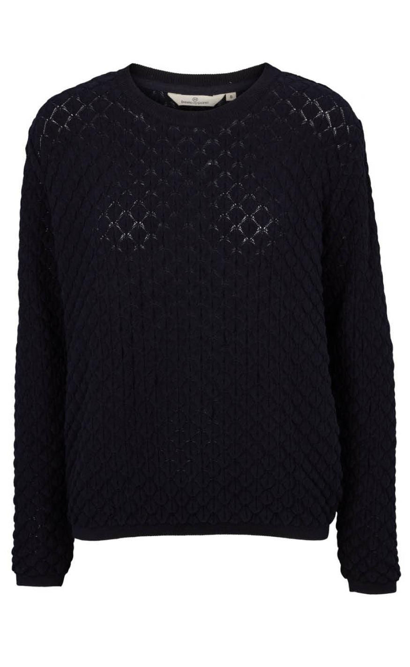 Basic Apparel Sweater - Camilla - Navy