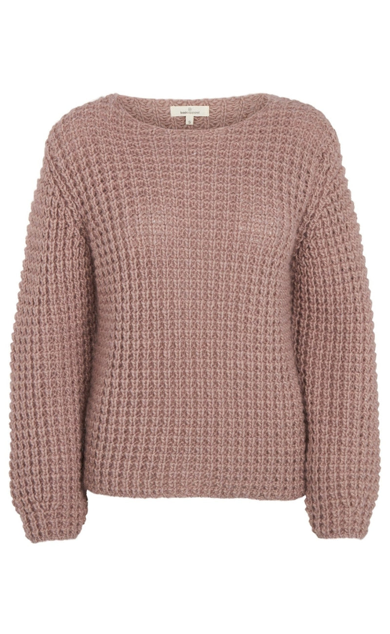 Basic Apparel Sweater - Laurie - Nostalgia Rose