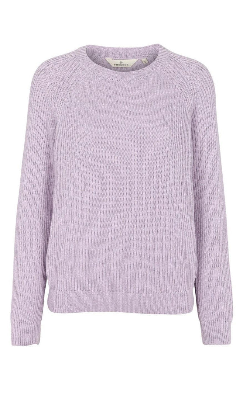 Basic Apparel Sweater - Nuria - Purple Heather