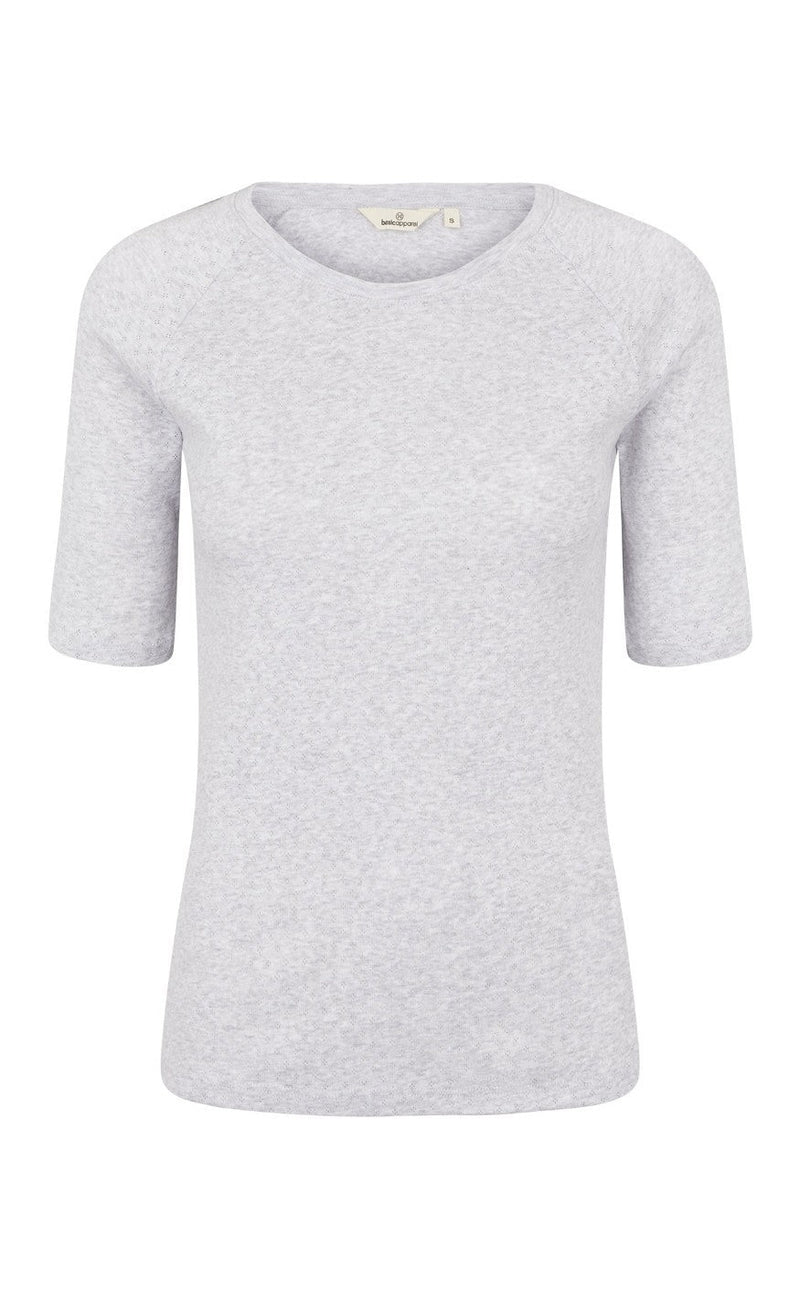Basic Apparel T-shirt - Arense - Light Grey Mel