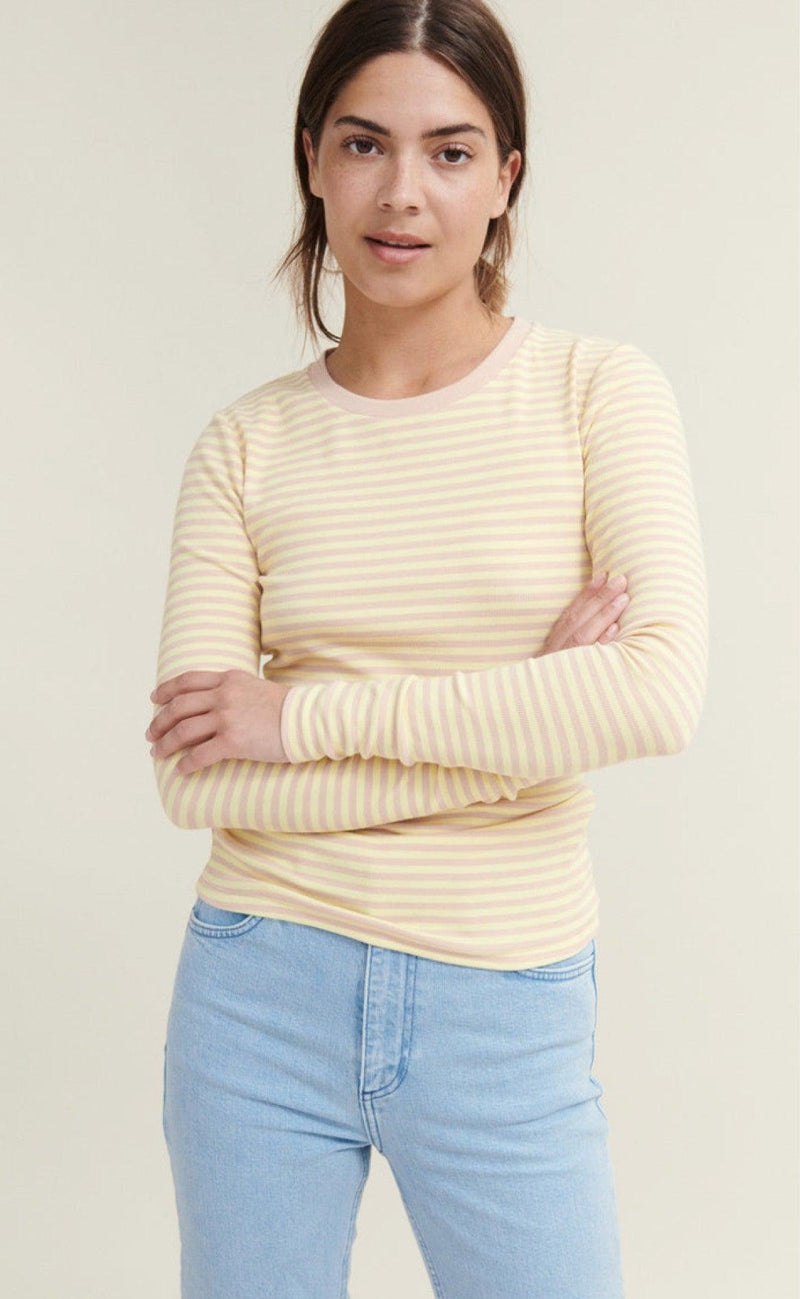 Basic Apparel Tee - Ludmilla - Rose Dust/Custard