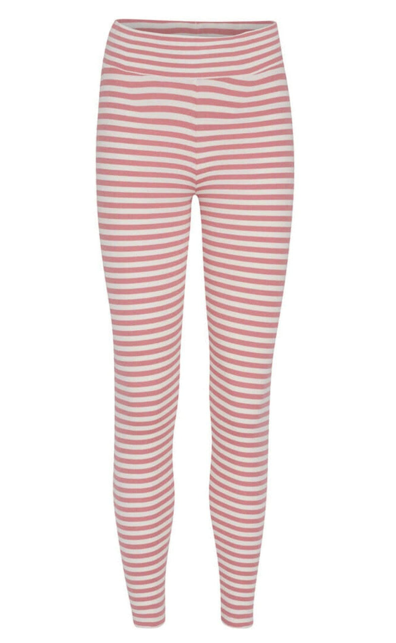 Basic Apparel Tights - Ludmilla - Old Rose/Whisper White
