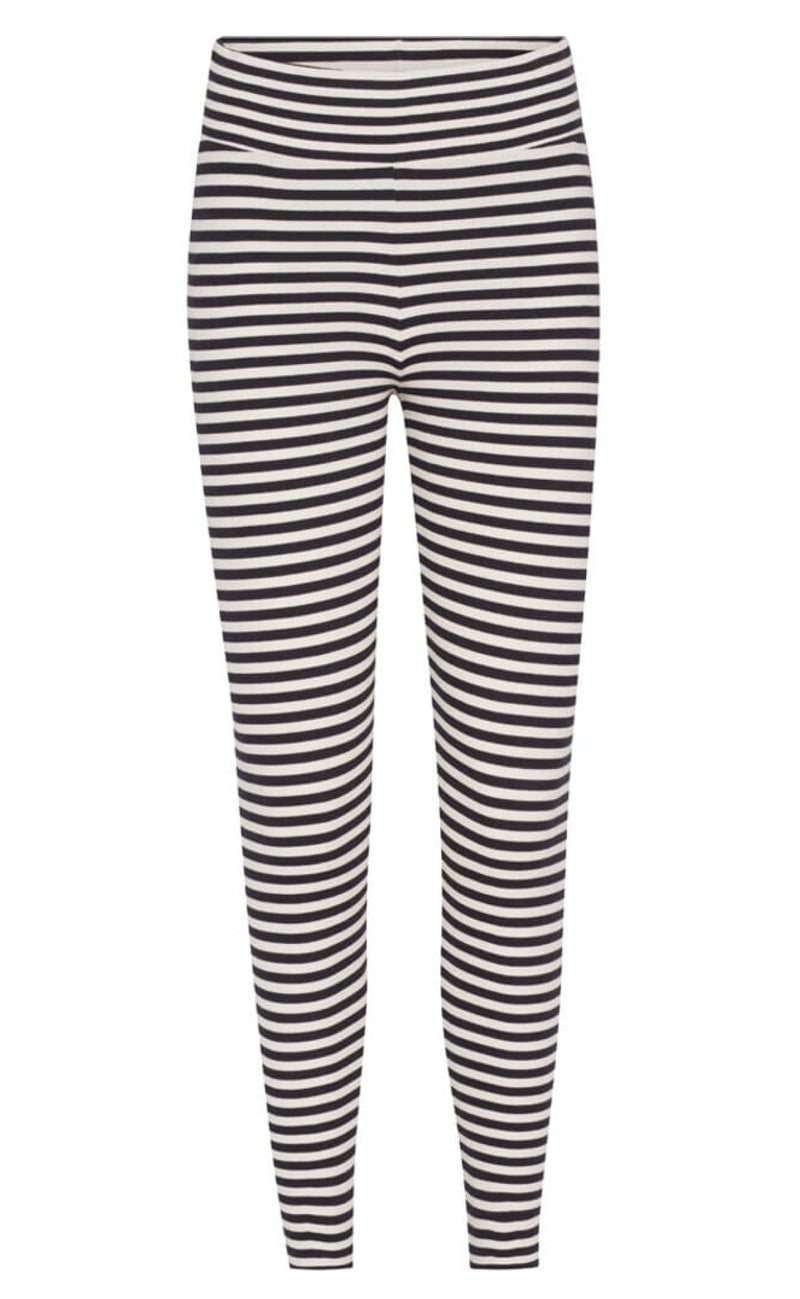 Basic Apparel Tights - Ludmilla - Whisper White/Black