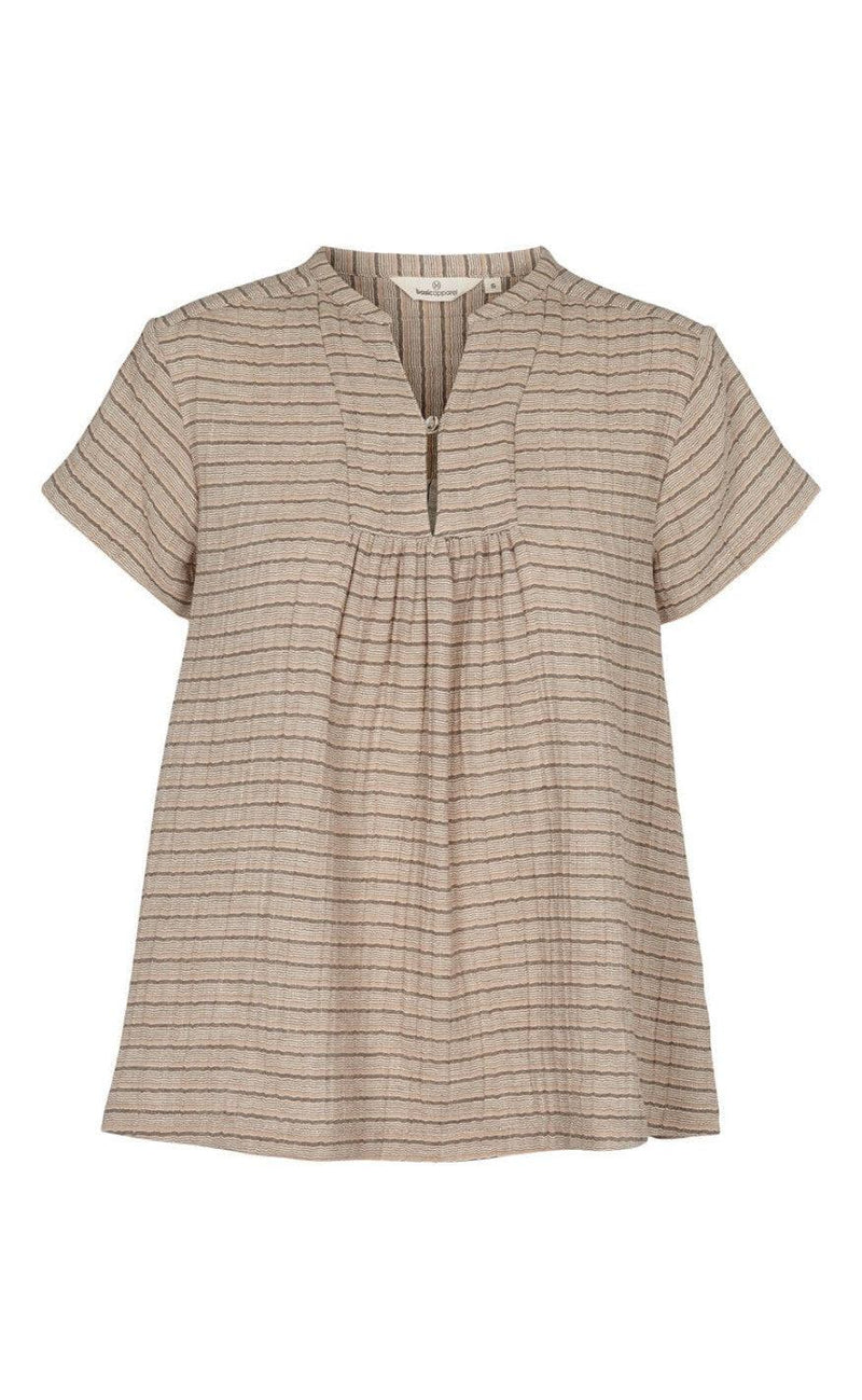 Basic Apparel Top - Uno - Carafe Stripe