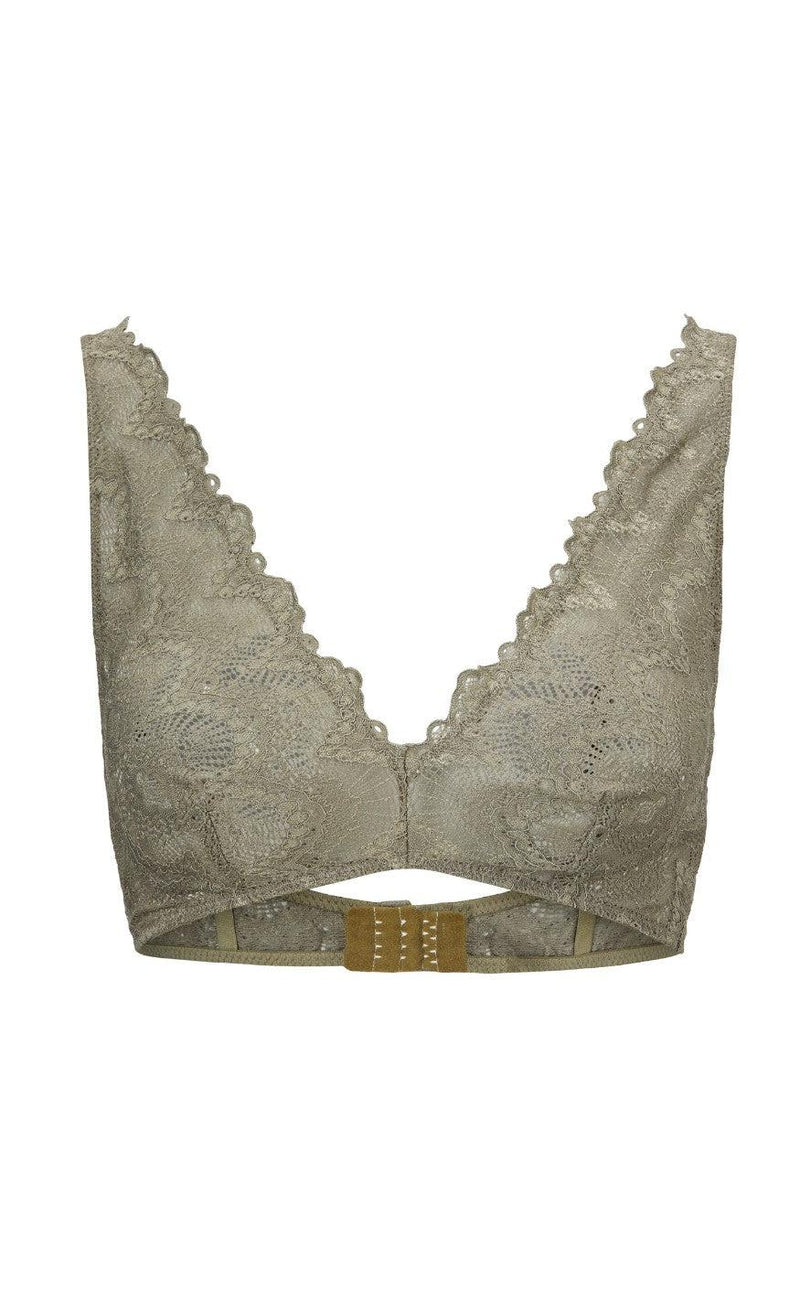 Beck Söndergaard Bralette - Wave Lace Leni - Burnt Olive