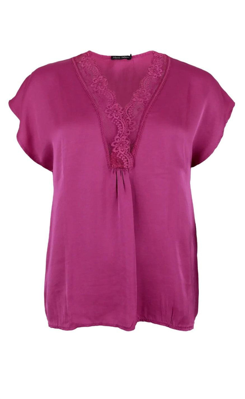 Black Colour Bluse - Bea Lace - Winter Rose