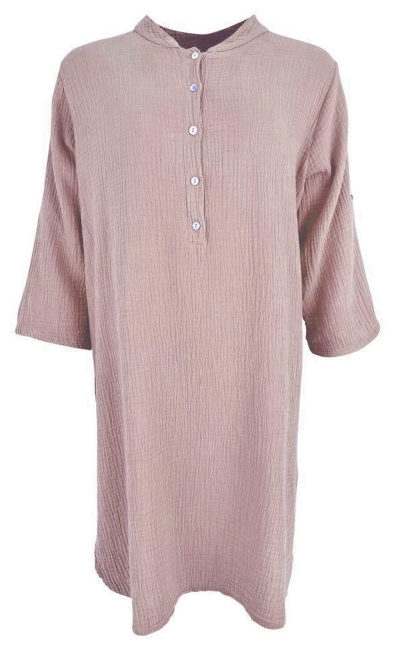 Black Colour Bluse - Dune Long - Rose