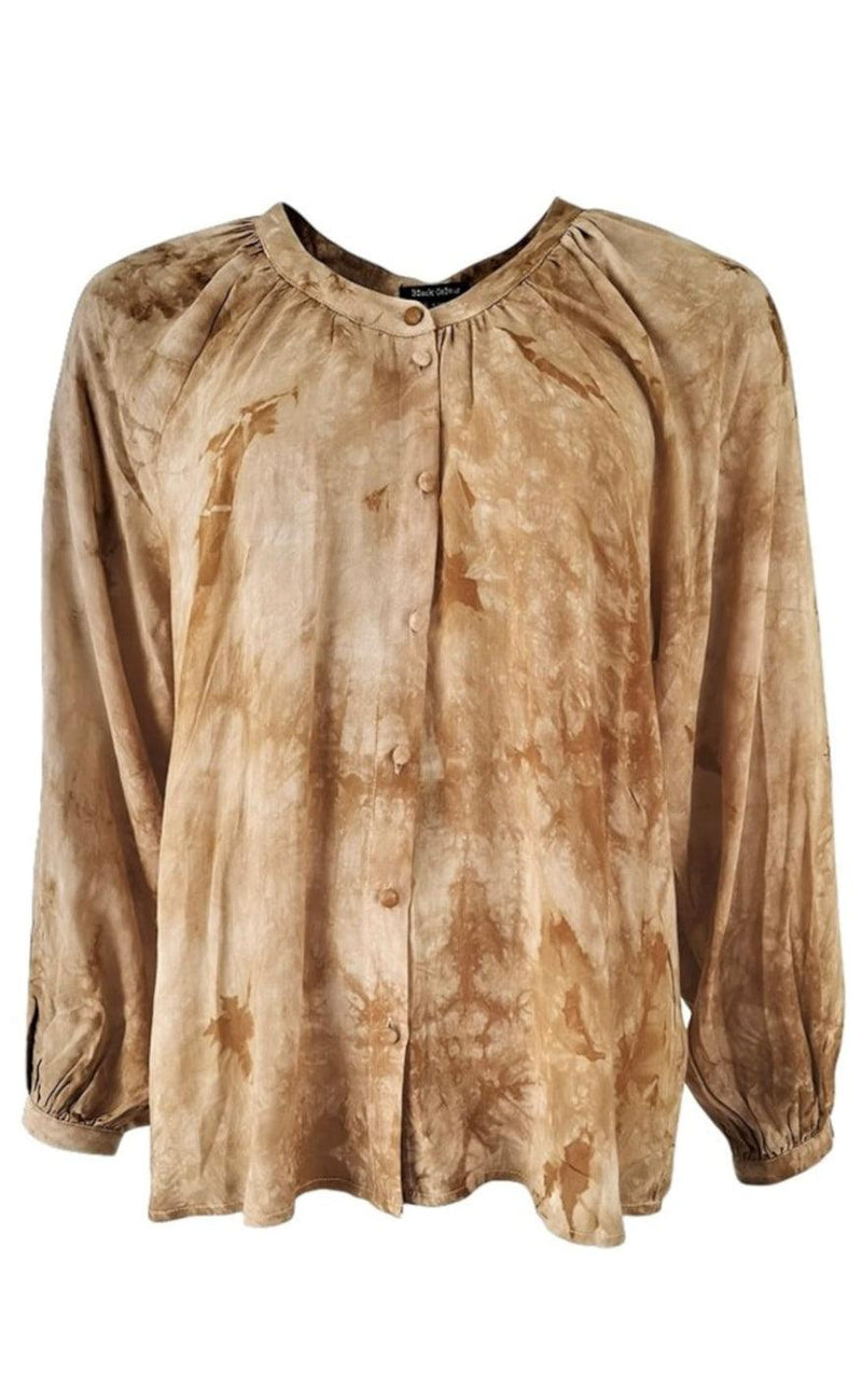 Black Colour Bluse - Ebba - Sand