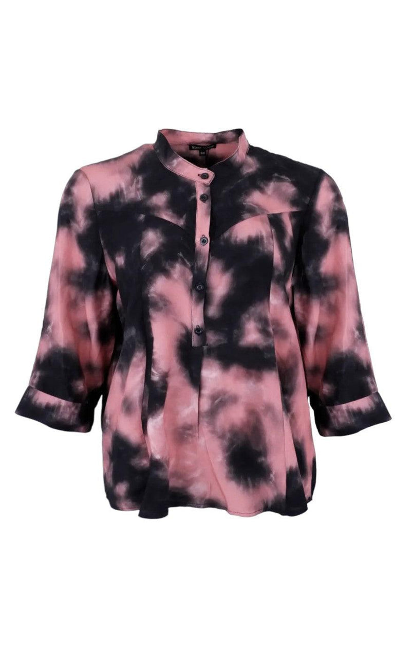Black Colour Bluse - Kenna - Black Rose