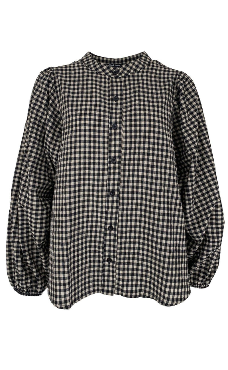 Black Colour Bluse - Monica - Black
