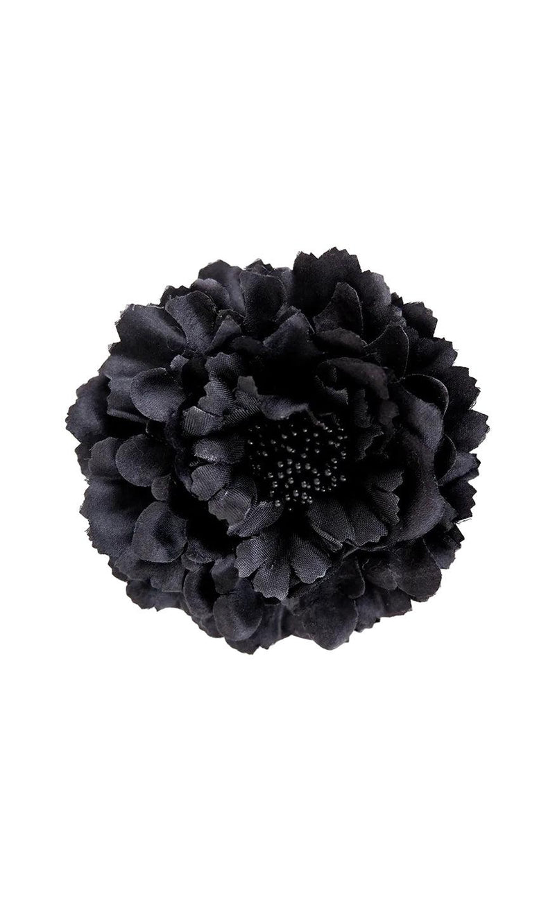 Black Colour Broche - Julita - Black