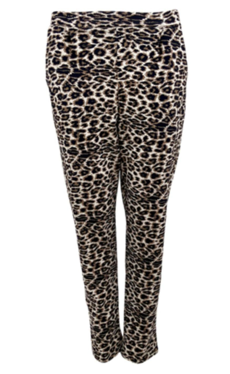 Black Colour Bukser - Eden Sweatpants - Leopard