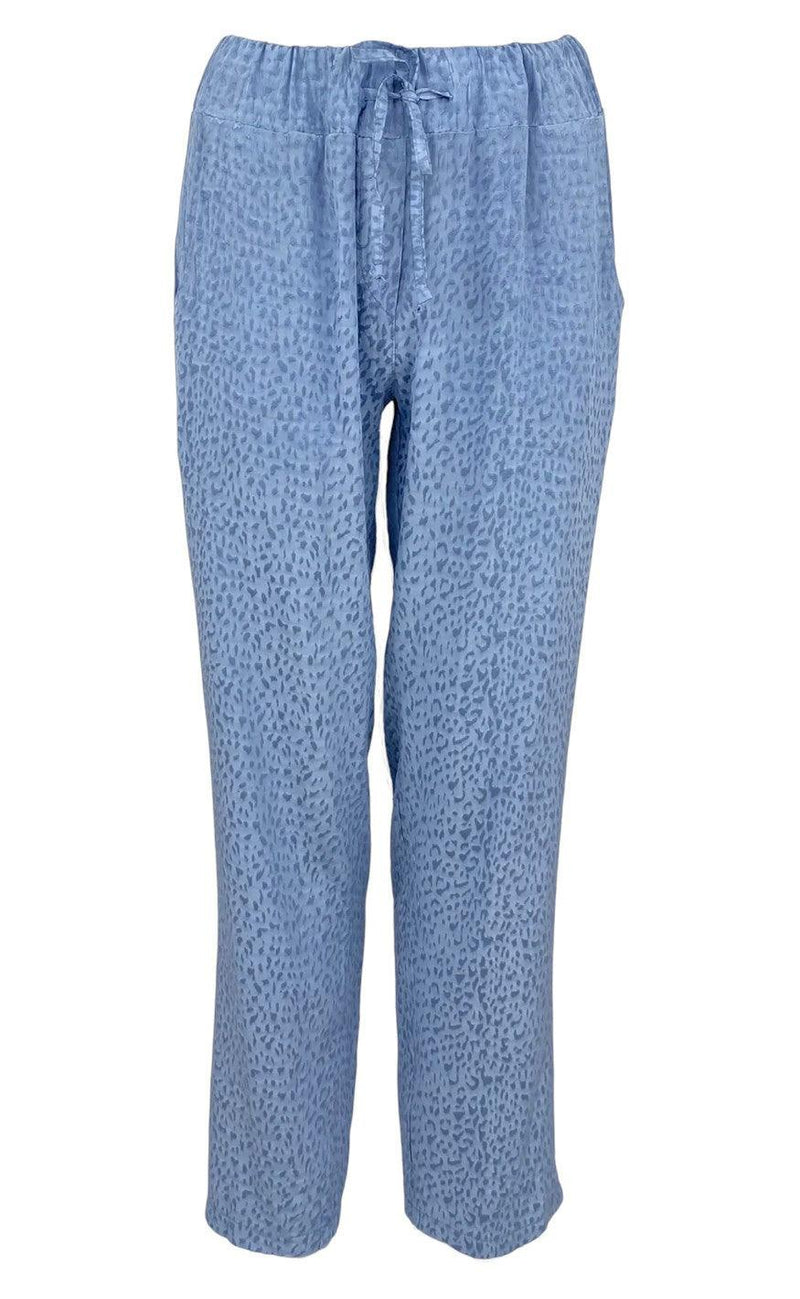Black Colour Bukser - Leonora - Blue