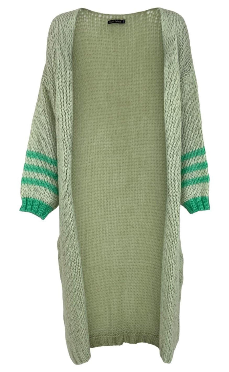 Black Colour Cardigan - Fabienne Long - Apple