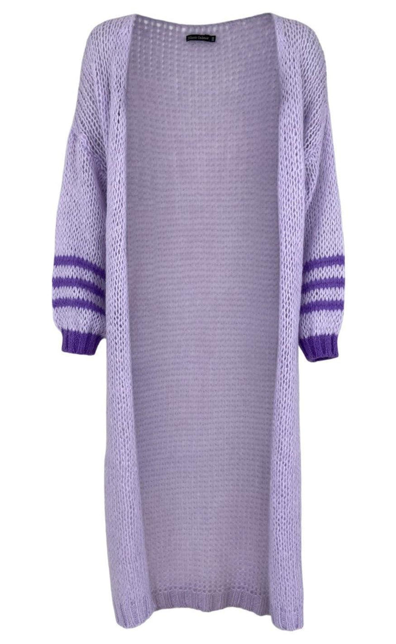 Black Colour Cardigan - Fabienne Long - Lavender