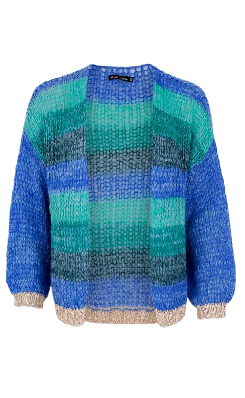 Black Colour Cardigan - Filuca - Green