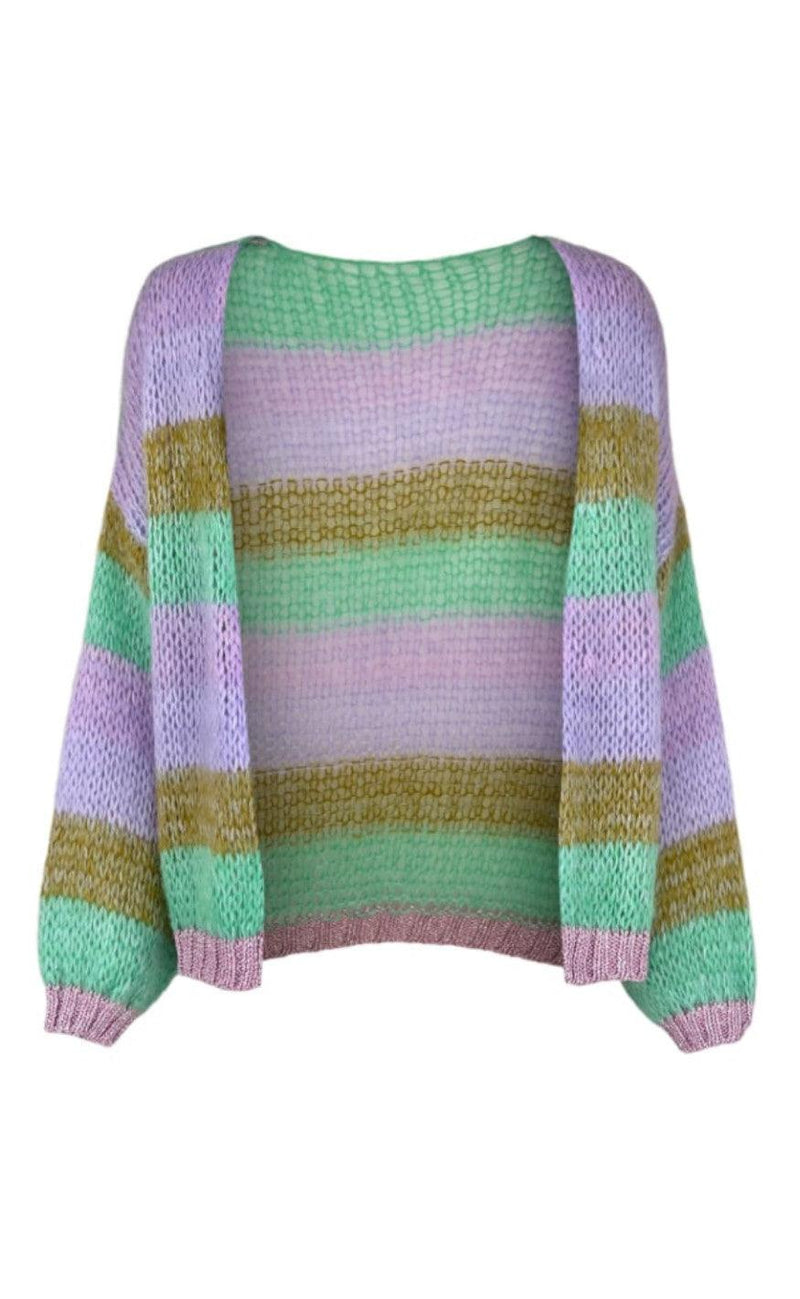 Black Colour Cardigan - Filuca - Lavender