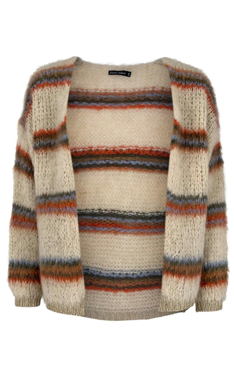 Black Colour Cardigan - Tailor Brushed - Warm Beige