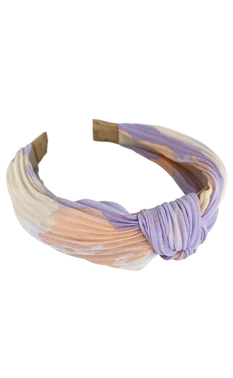 Black Colour Hårbånd - Talitha - Lavender/Peach