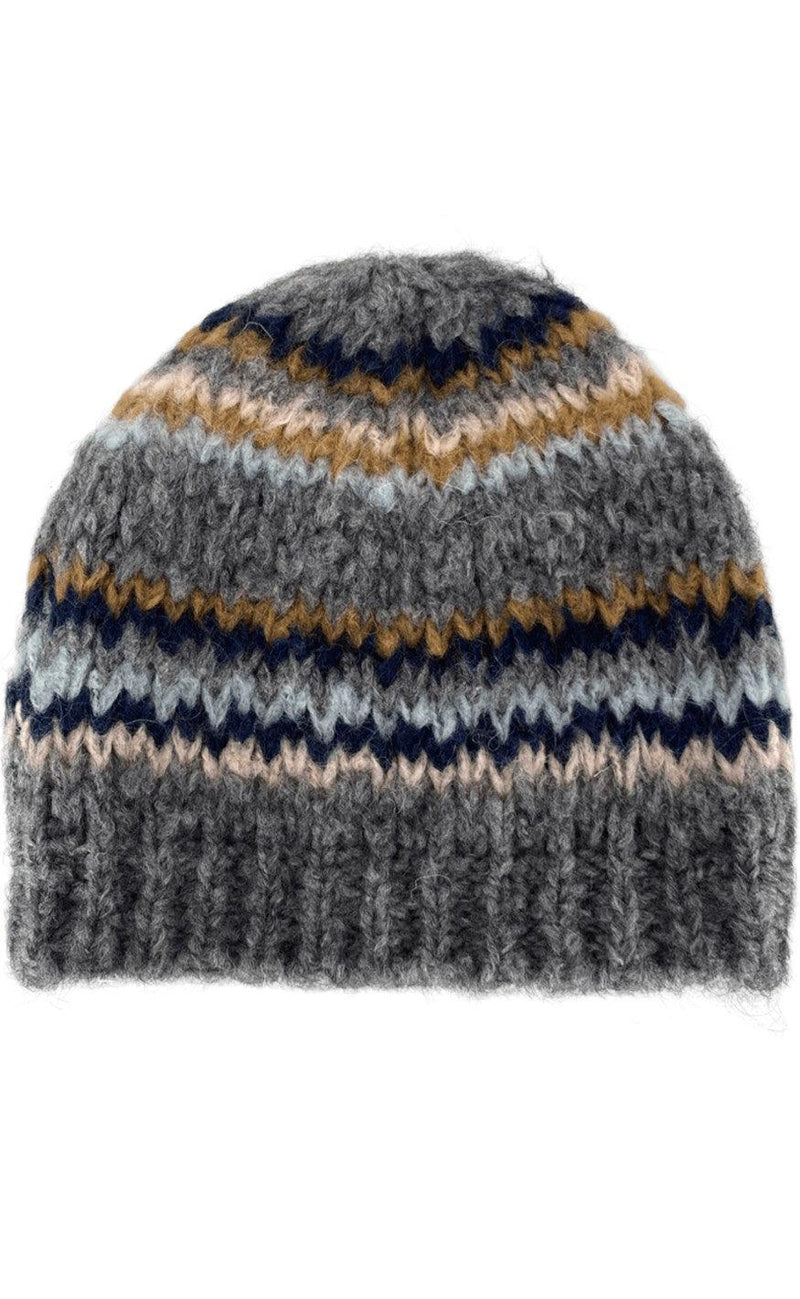Black Colour Hat- Cayenne - Grey